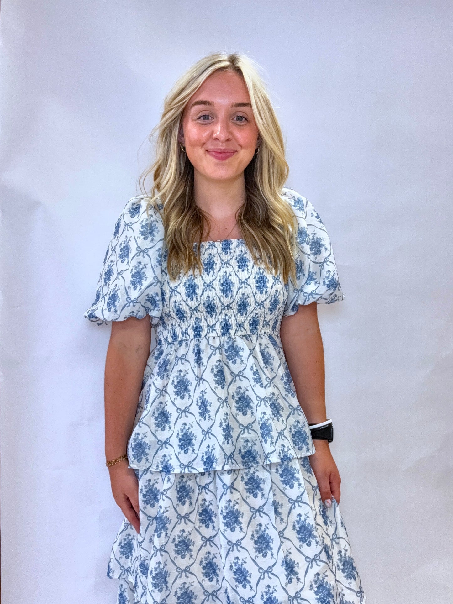 Summertime Blues Midi Dress