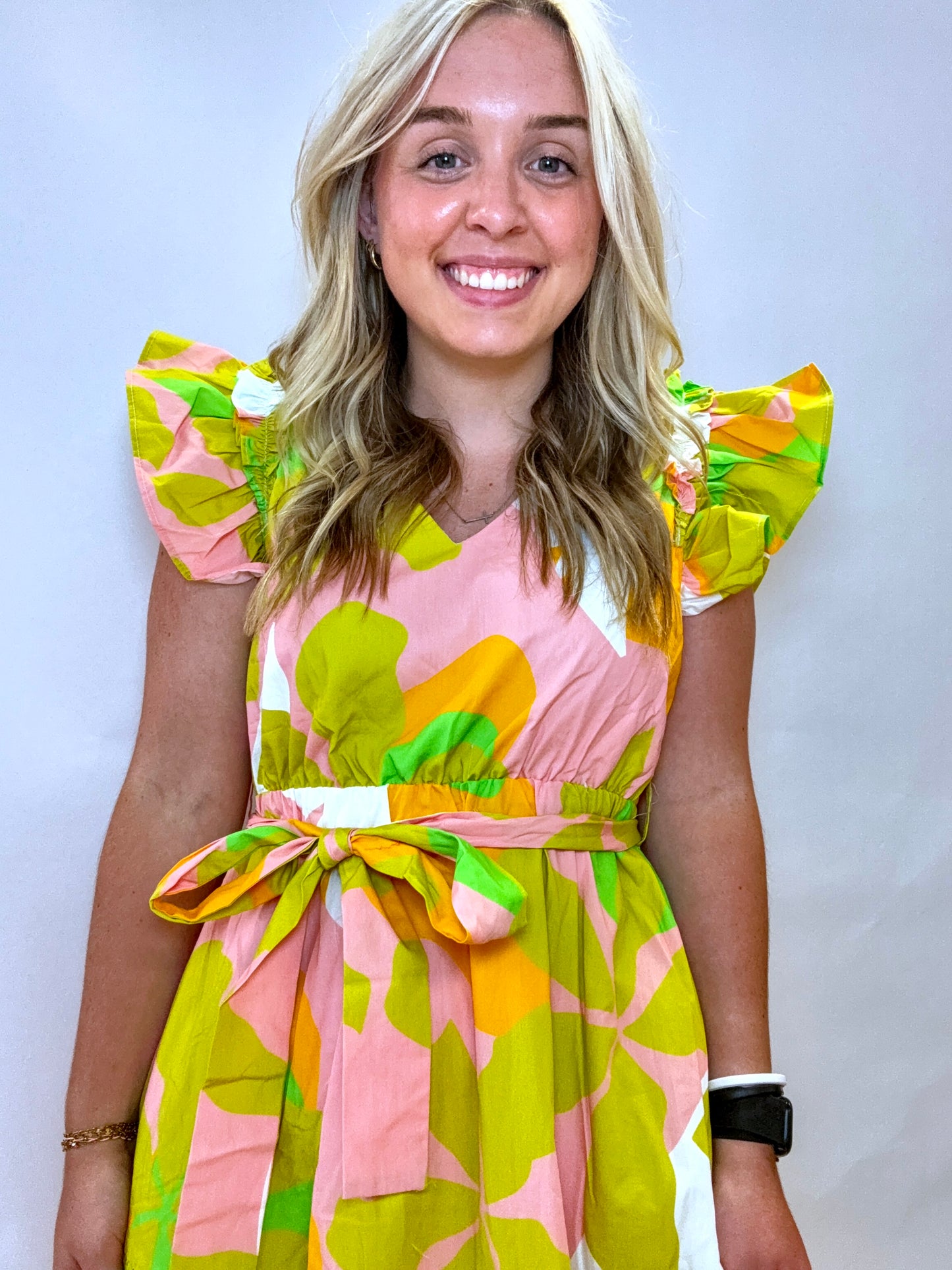 Tropical Prints Maxi Dress