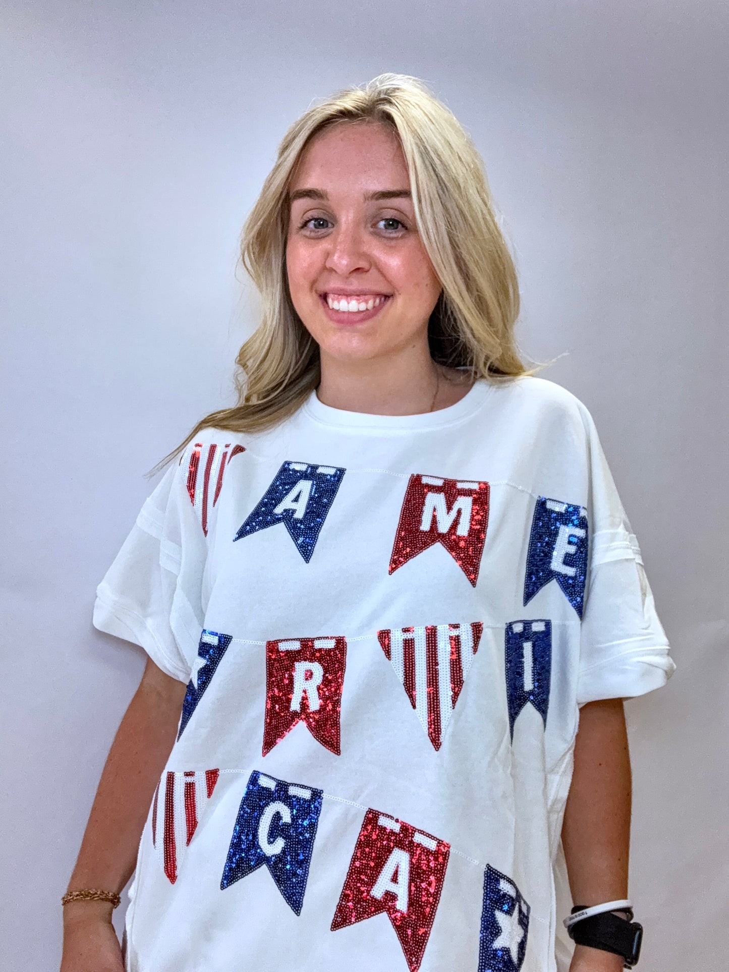 America Sequin Shirt