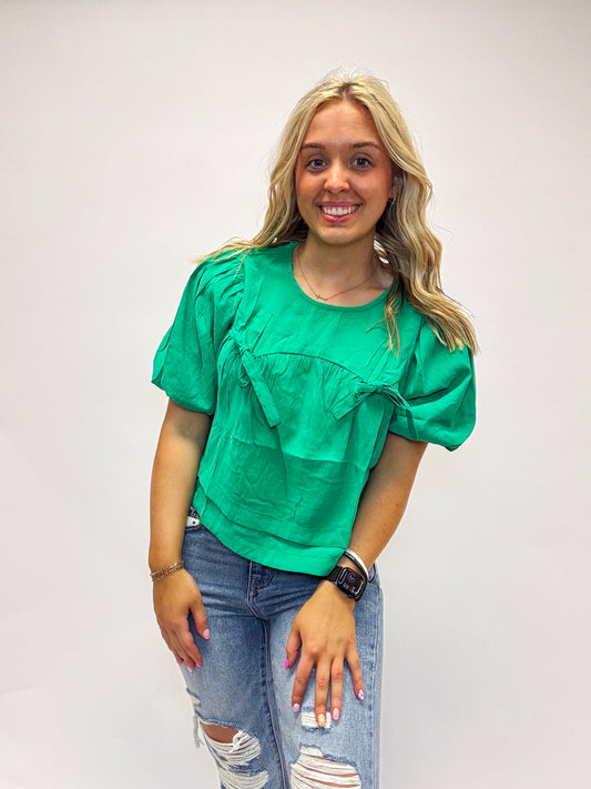 Bows Puff Top
