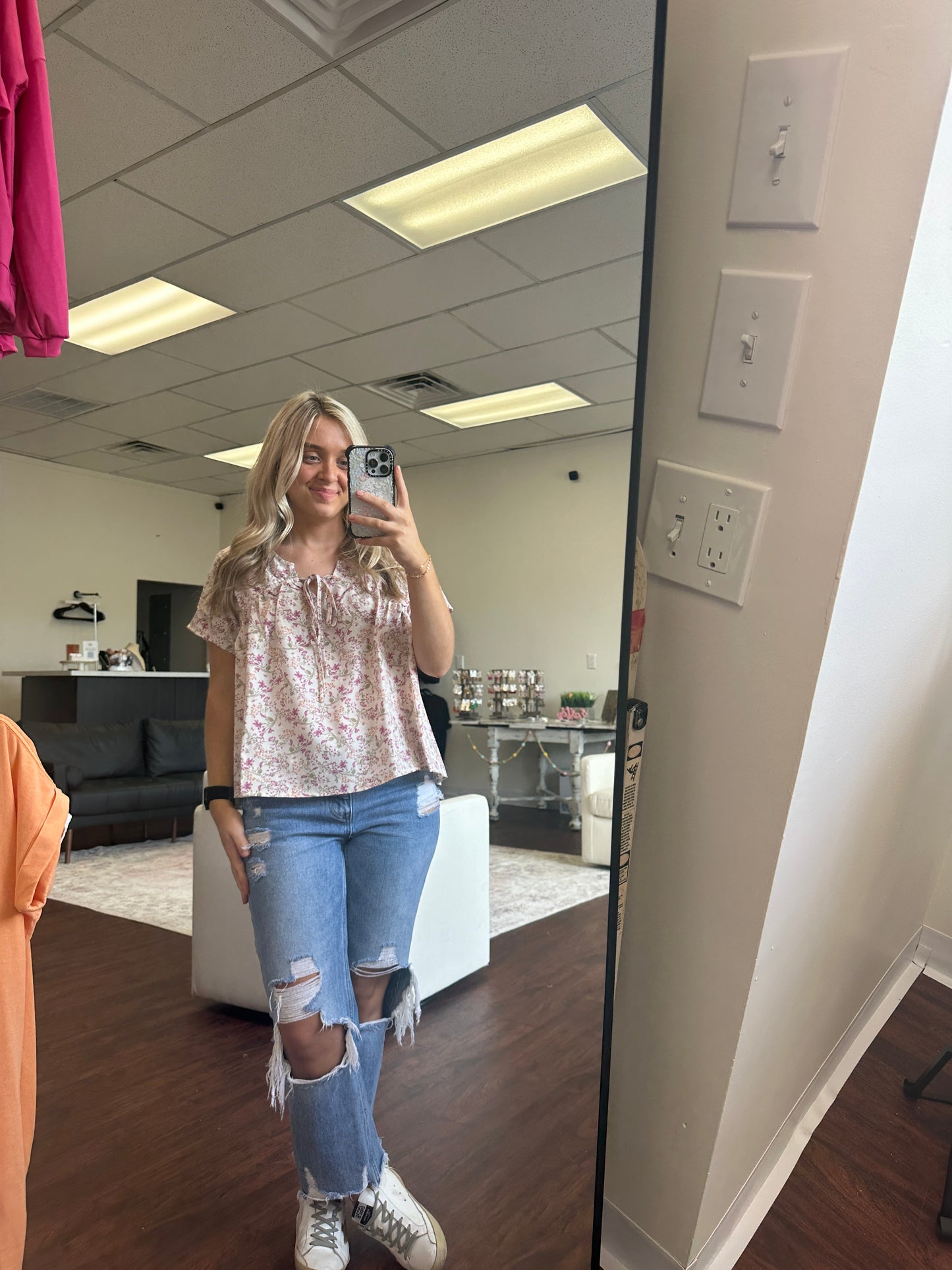 Dainty Floral Top