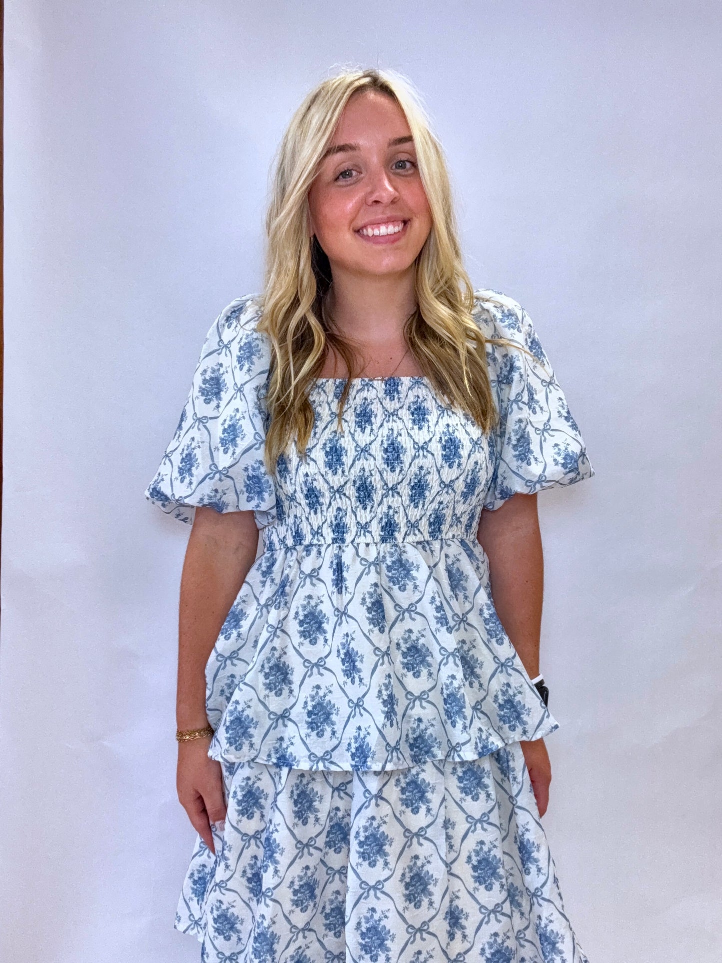 Summertime Blues Midi Dress