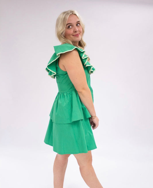 Ruffled Mini Dress