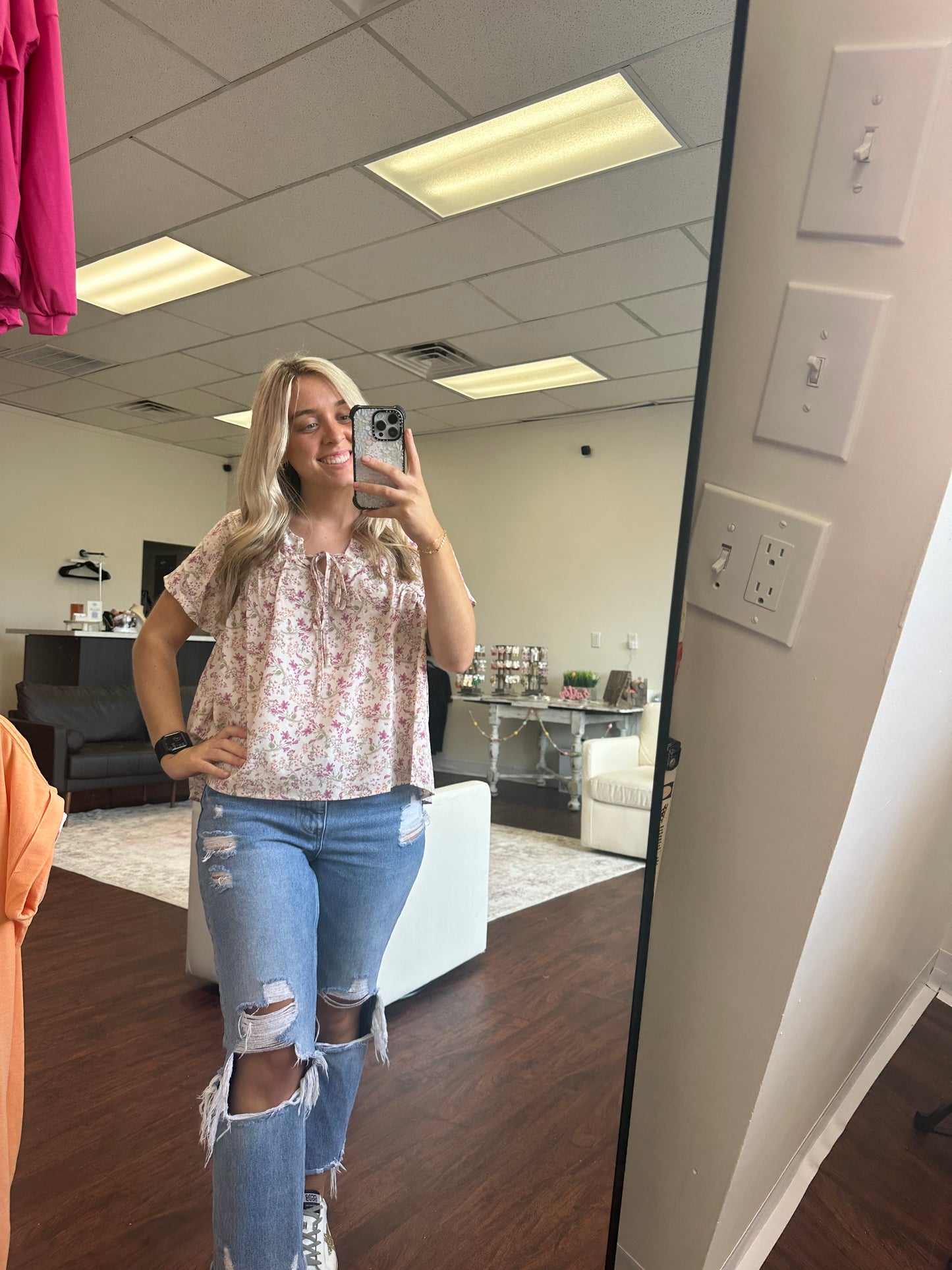 Dainty Floral Top