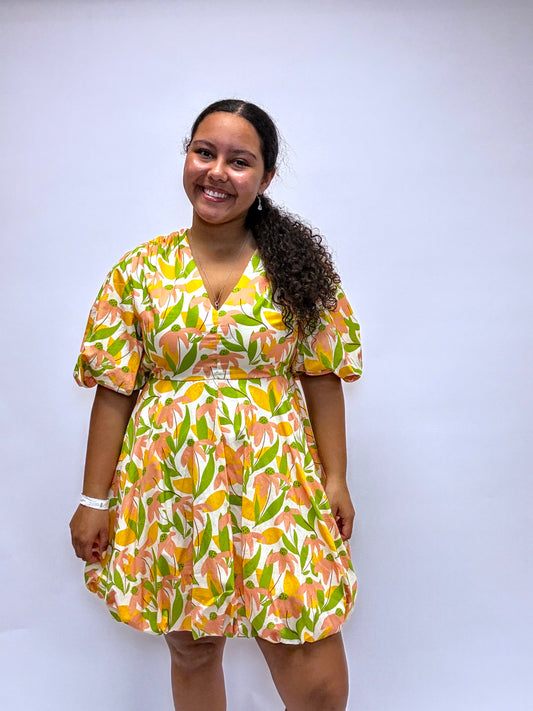 Fun and Floral Mini Dress