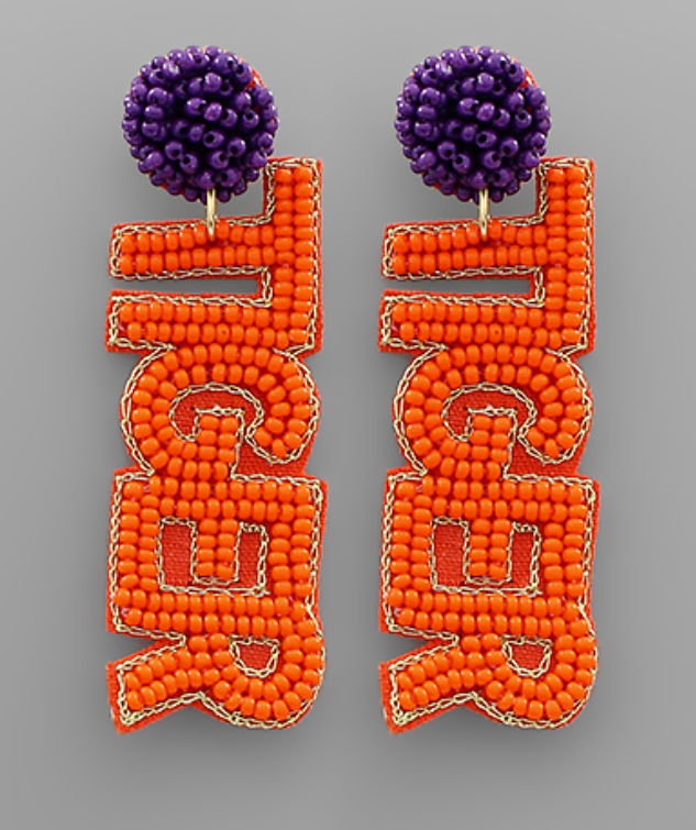Tiger Earrings