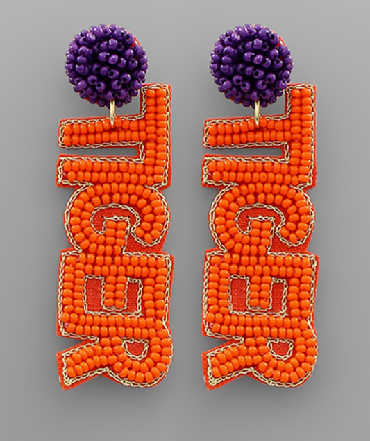 Tiger Earrings