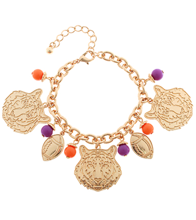Tiger Game Day Bracelet