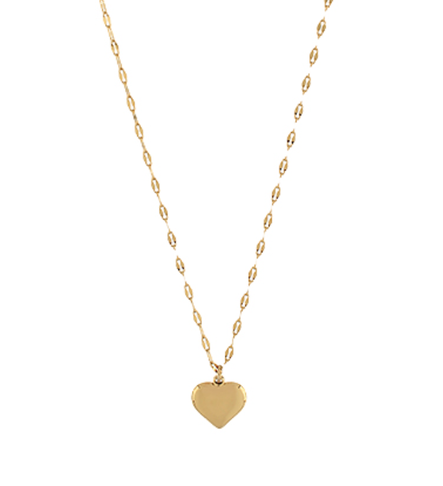 Embossed Heart Necklace