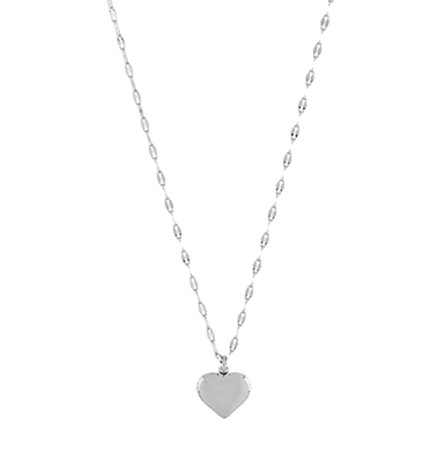 Embossed Heart Necklace