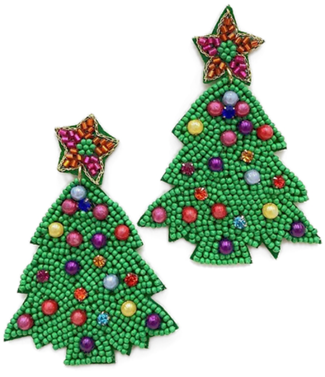 Holly Jolly Tree Earrings