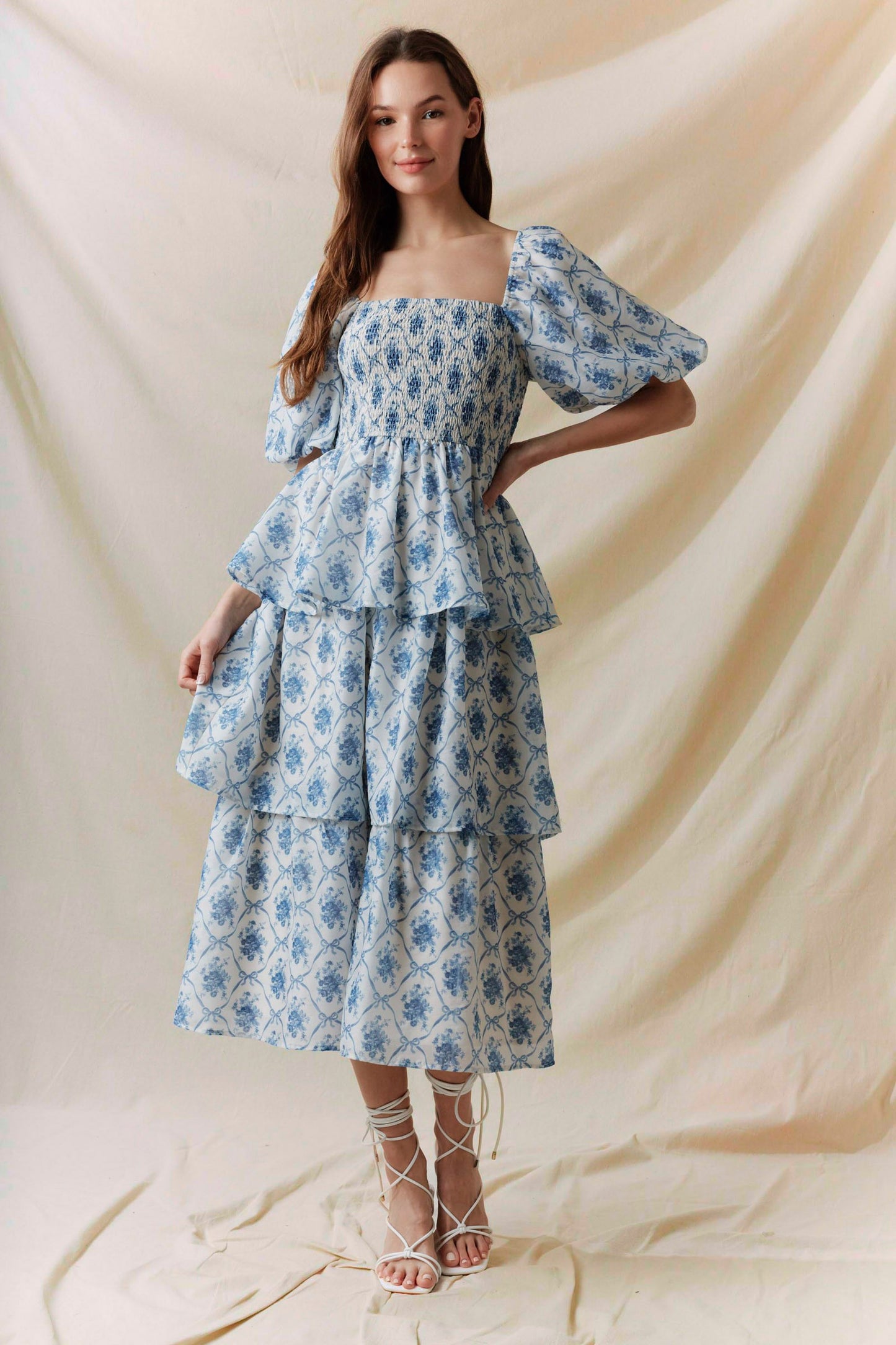 Summertime Blues Midi Dress