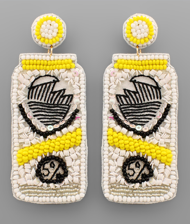 White Claw Lovers Earrings