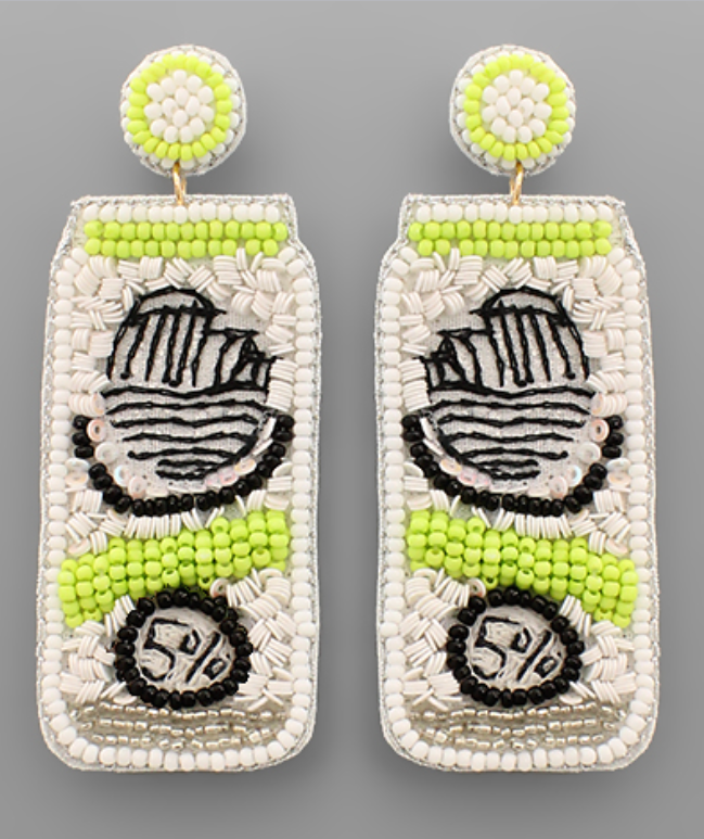 White Claw Lovers Earrings