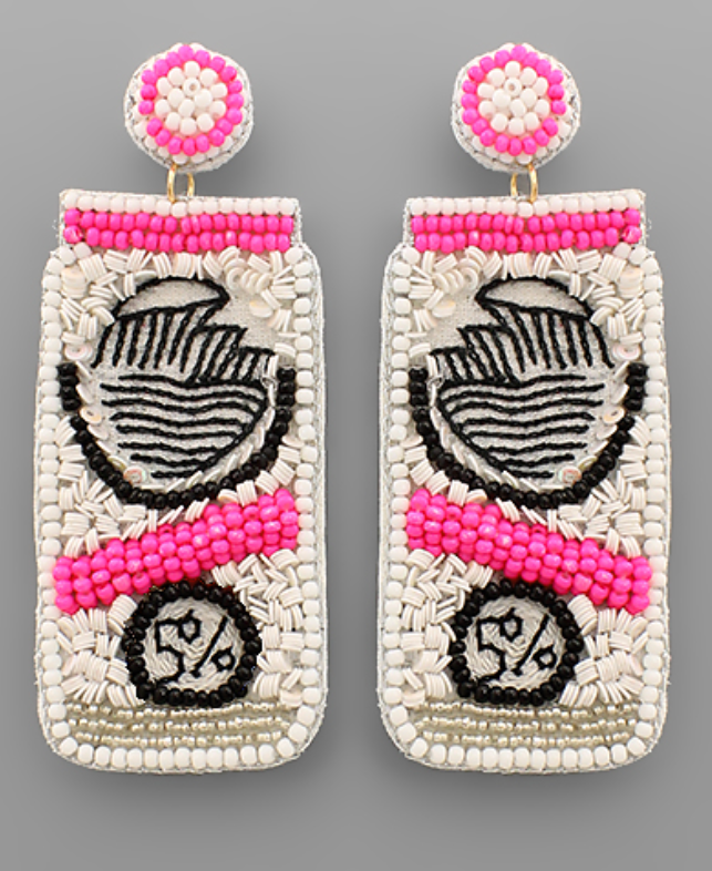 White Claw Lovers Earrings
