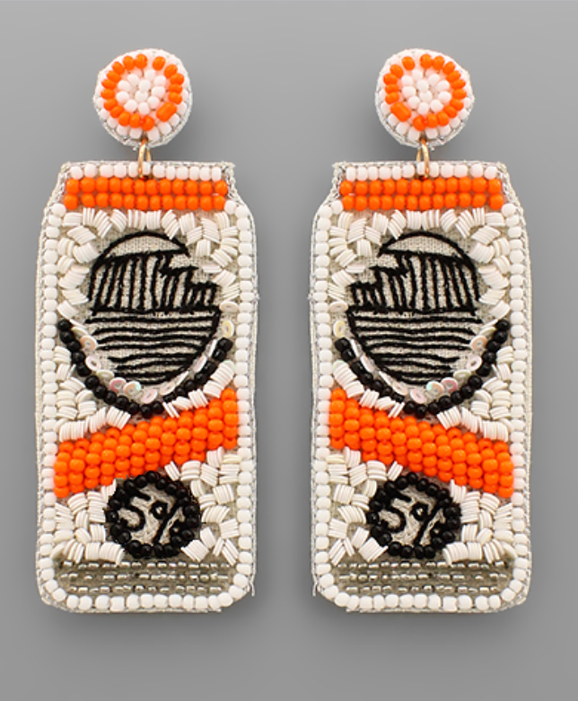 White Claw Lovers Earrings