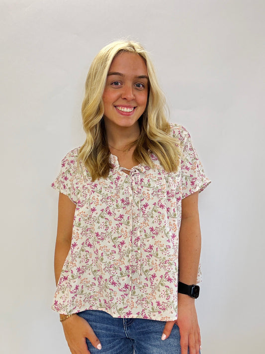 Dainty Floral Top