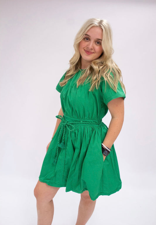 Tassel Belt Dress