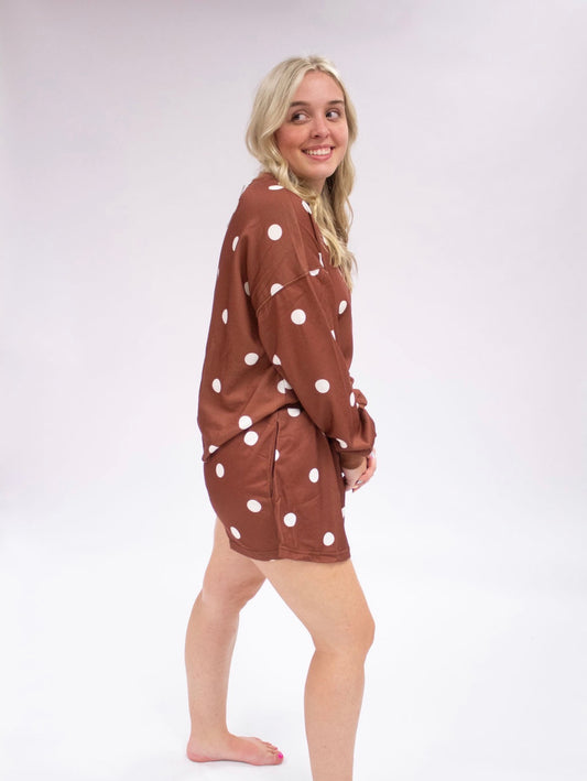 Polka Dot Mini Skort Set