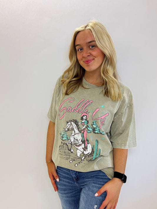 Saddle Up Vintage Graphic Tee