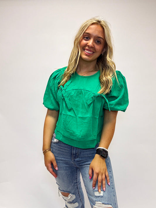 Bows Puff Top