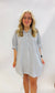 Button Down Striped Dress