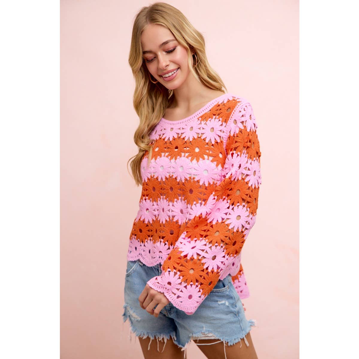 Flower Crochet Top