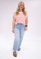Striped Sleeveless Crew Neck Top