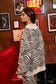 Zebra Mock-Neck Sweatshirt