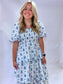 Summertime Blues Midi Dress