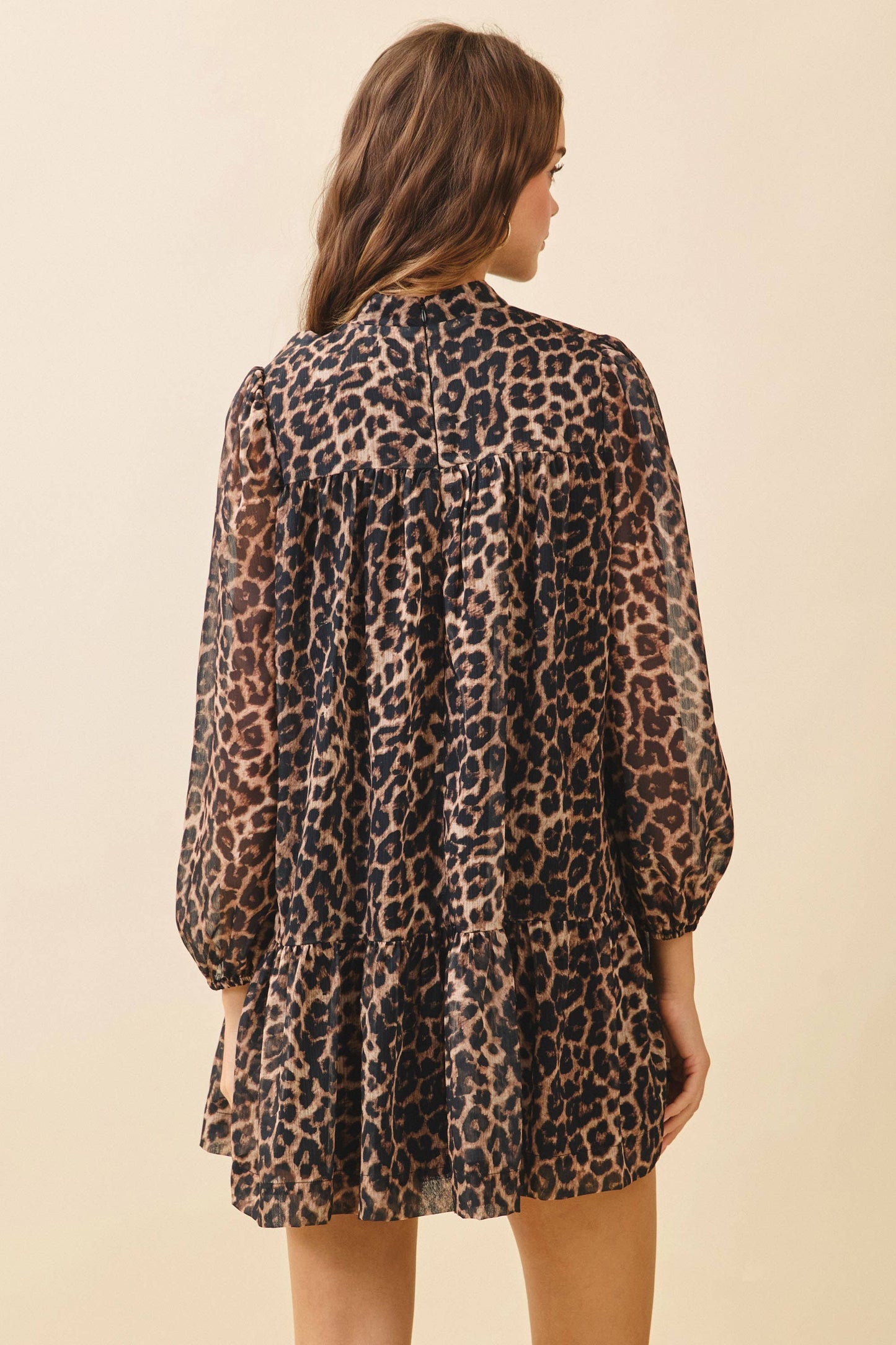 Leopard Print Mini Dress