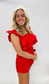Red and Lovely Romper