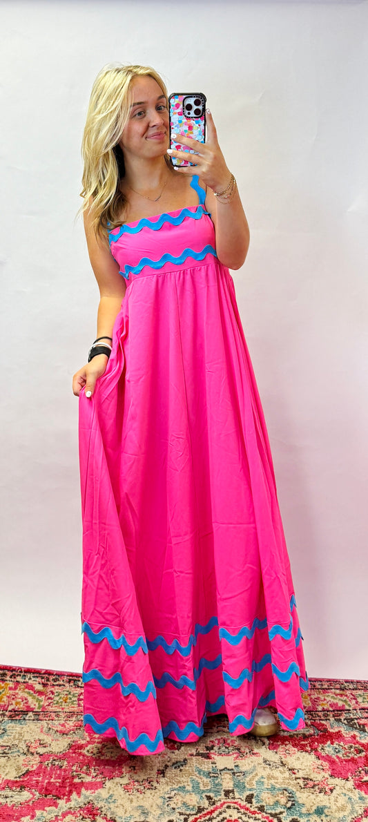 Sofia Maxi Ruffle Dress