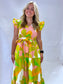 Tropical Prints Maxi Dress