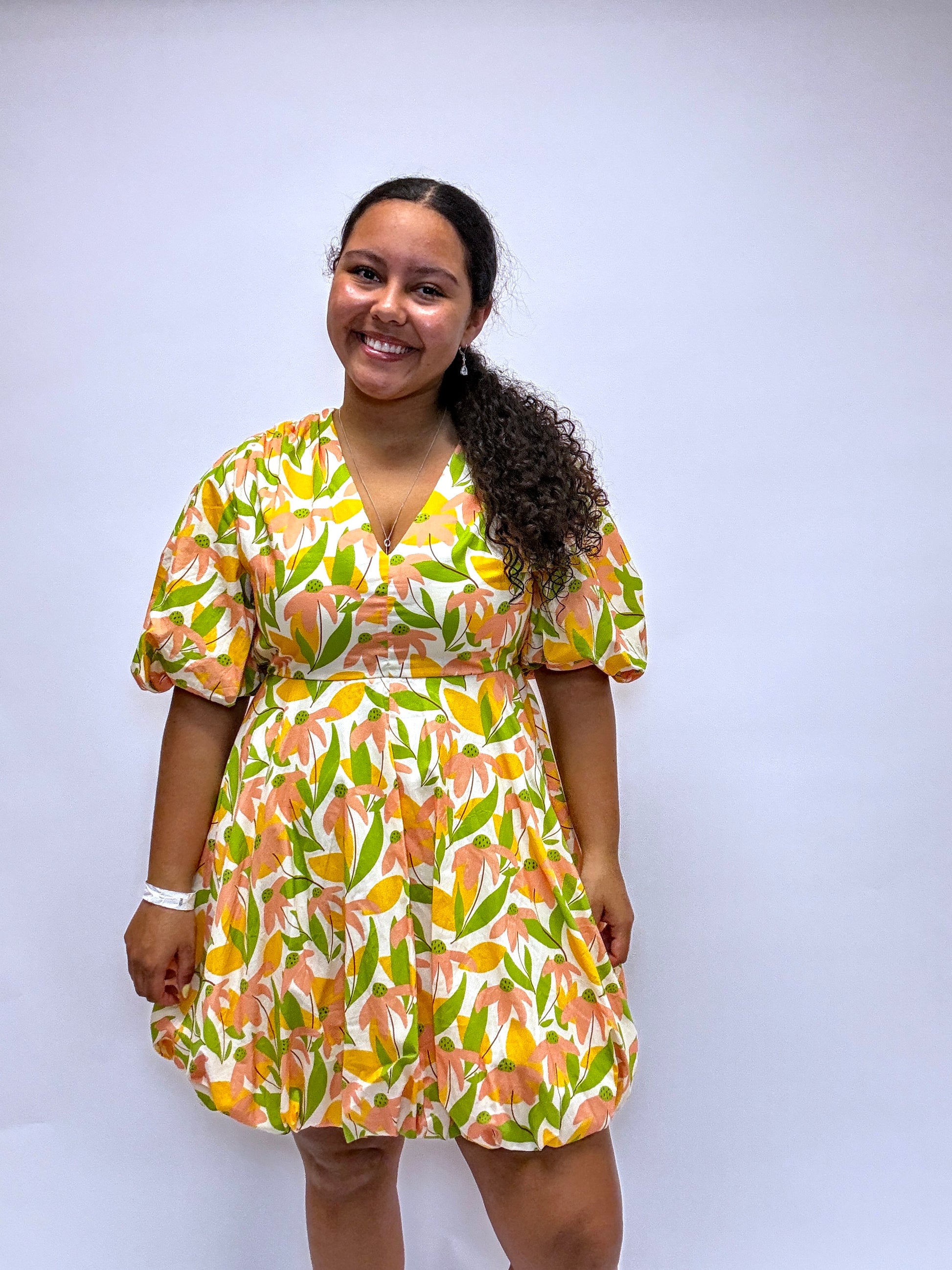 Fun and Floral Mini Dress Medium Fun and Floral Mini Dress Medium