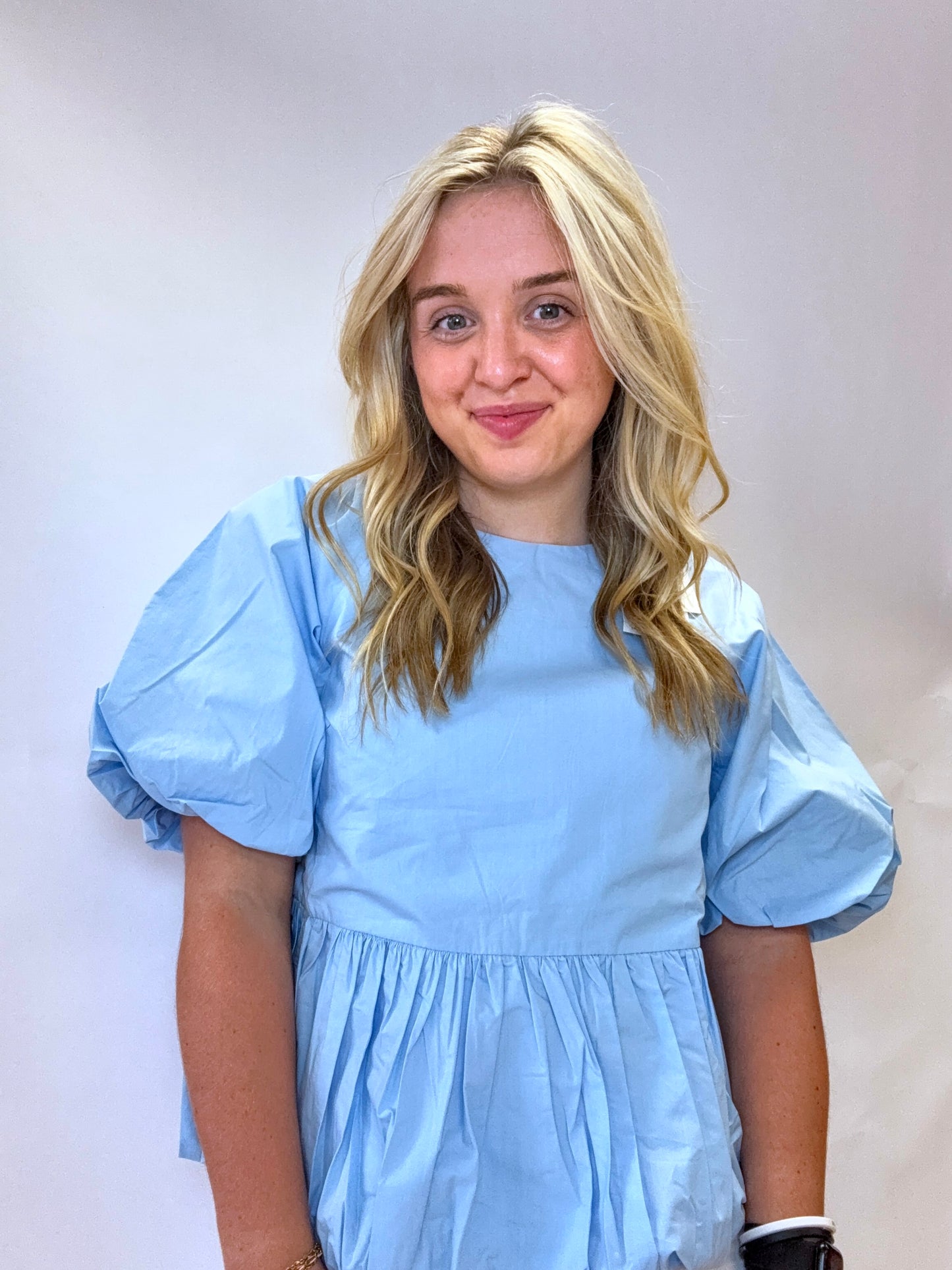 Balloon Poplin Top