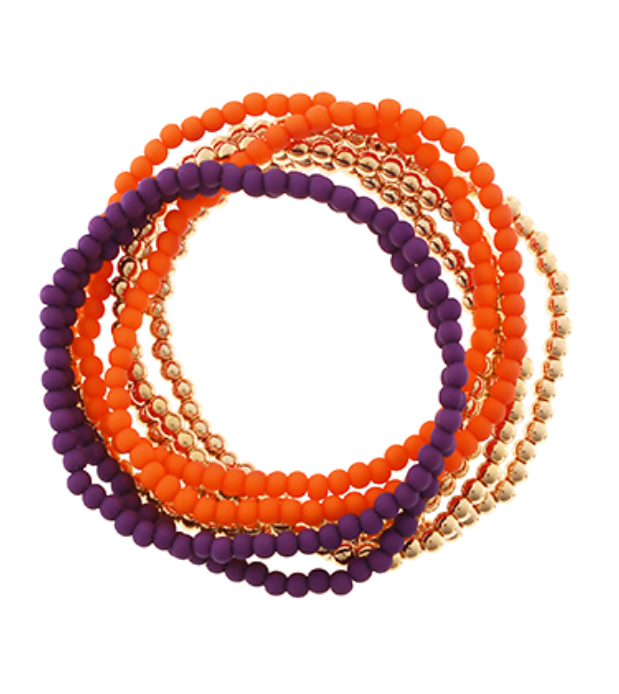 Game Day Beaded Bracelet