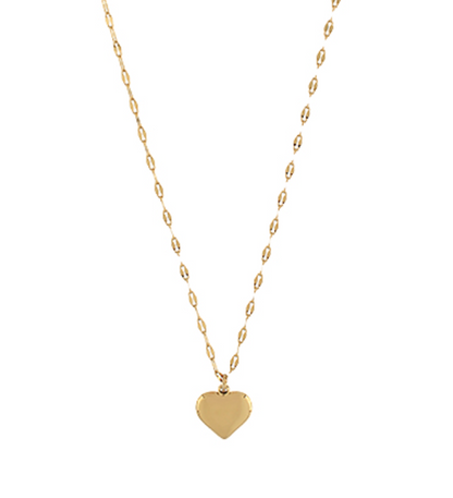 Embossed Heart Necklace