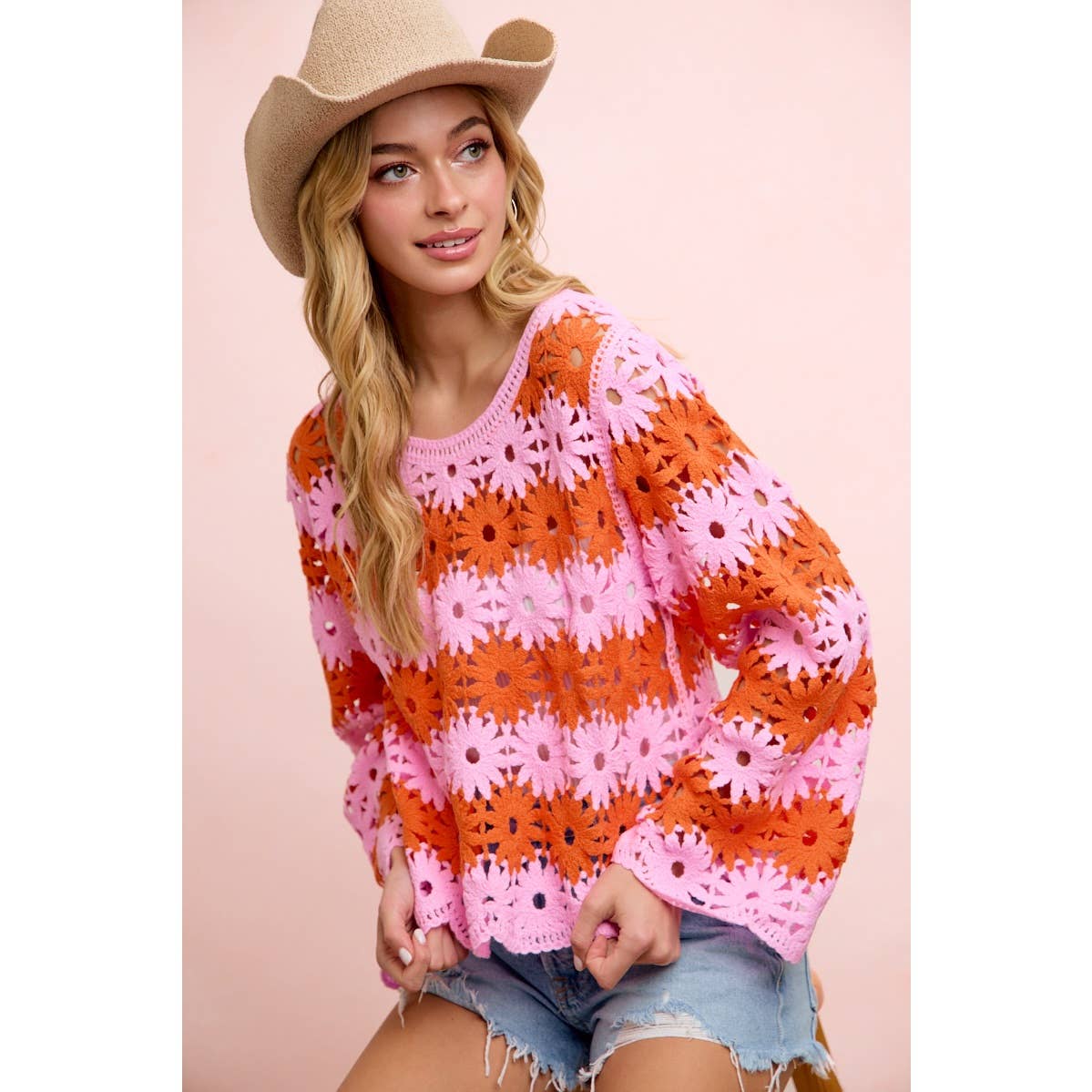 Flower Crochet Top
