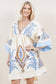 Sawyer V-Neck Embroidery Dress