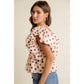 Polka Dot Pop Top