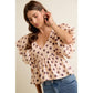 Polka Dot Pop Top