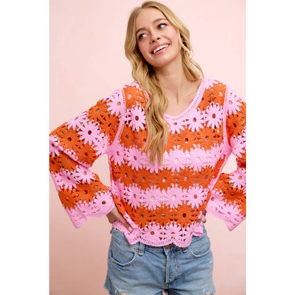 Flower Crochet Top