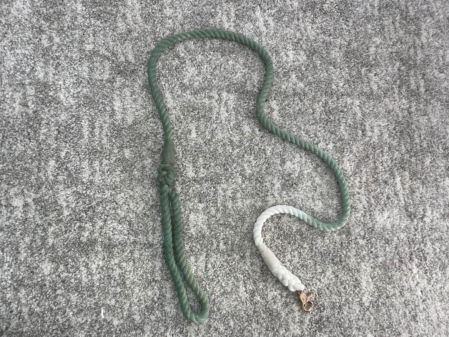 Hand Dyed Cotton Rope Leash