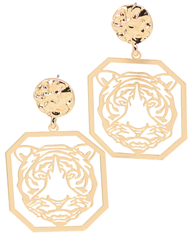 Tiger Earrings