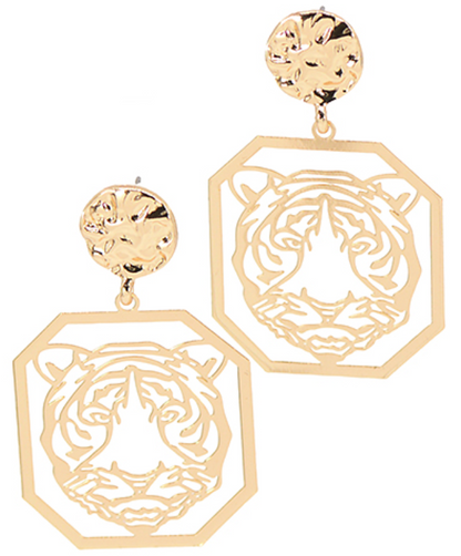 Tiger Earrings