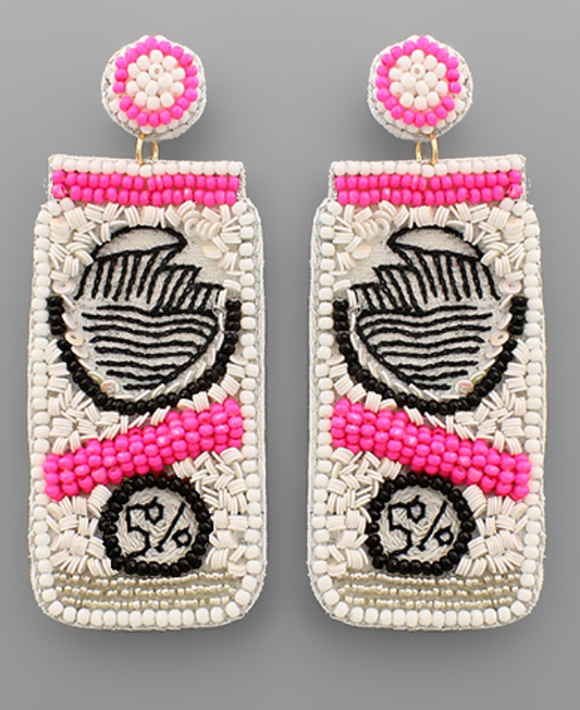 White Claw Lovers Earrings